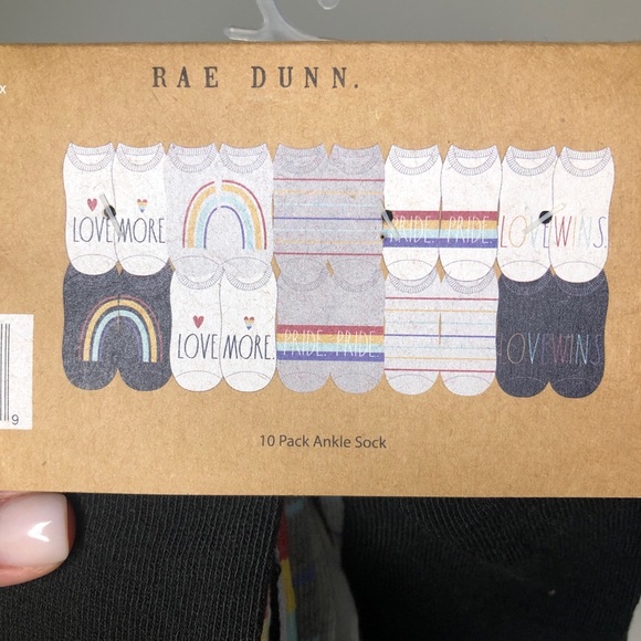 Rae Dunn Love Wins "Be Proud" Socks | Sizes 5-10 - Picture 5 of 5